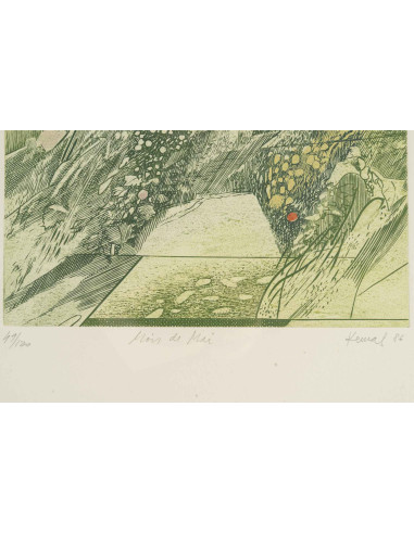 凯末尔的石版画，1986 年，以五月为主题。