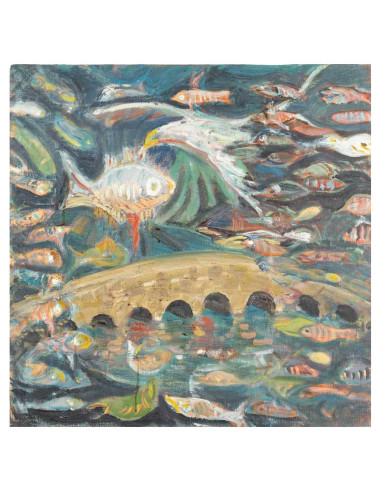 布面油画，20 世纪中期巴黎画派。
