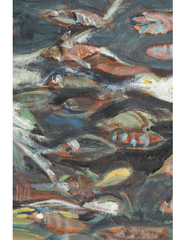 布面油画，20 世纪中期巴黎画派。