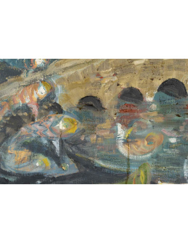 布面油画，20 世纪中期巴黎画派。