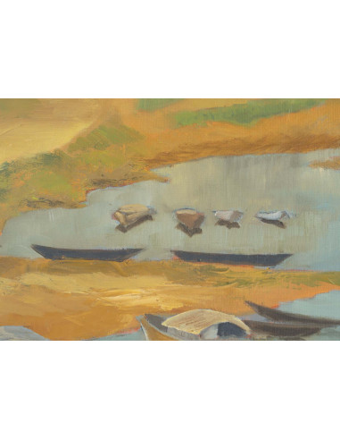 Óleo sobre tela de Evelyne Luez,...