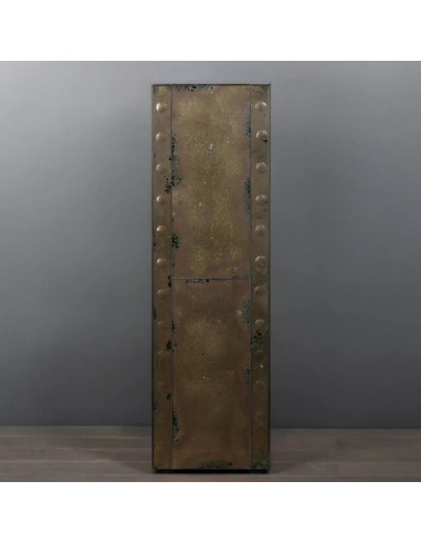 Modern column in gilded oxidised...