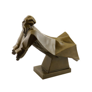Abstract bronze sculpture,... 2
