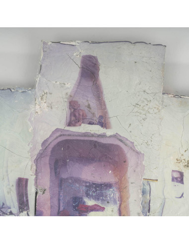 当代作品，玻璃下、绘画和拼贴画，20 世纪。