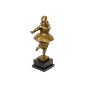 Bronzen sculptuur van een... 2