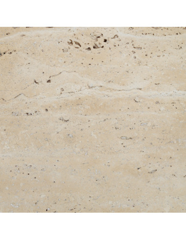 Natural travertine stone console with...