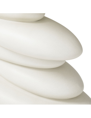 White console with organic,...
