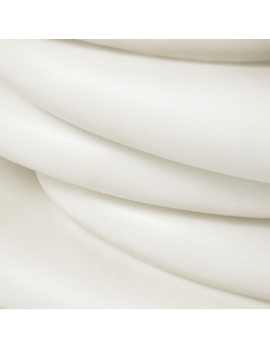 White console with an organic,...