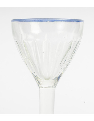 一套 6 个水晶利口酒杯，20 世纪。