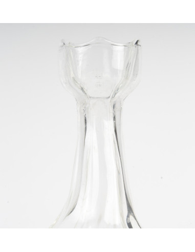 Cedère 醒酒器和玻璃，珐琅，水晶，20 世纪早期。