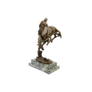 Escultura western en bronce...