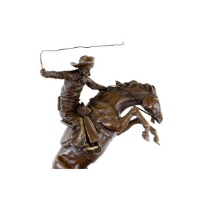 Escultura western en bronce...