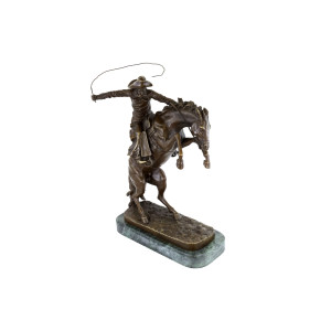 Escultura western en bronce... 2