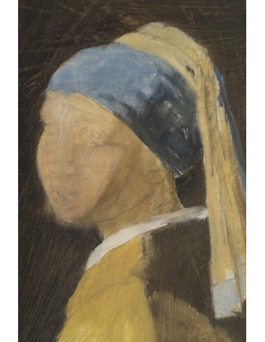 布面油画，未完成画作，Vermers 创作的《La jeune fille...