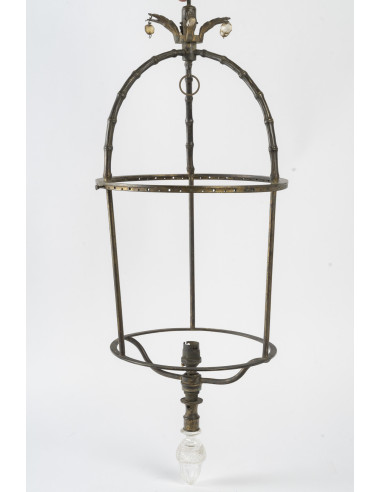 Antieke messing lantaarn in Bagues...
