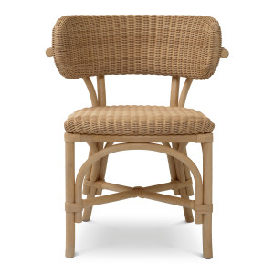 Natural rattan dining chair