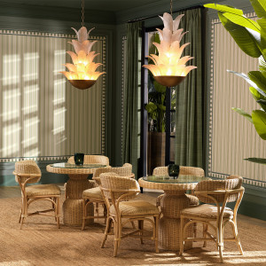 Natural rattan dining chair 2