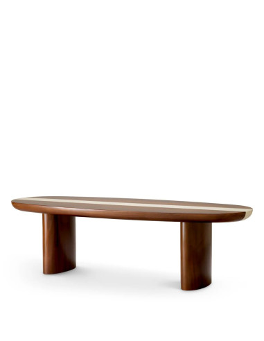 Modern coffee table in solid mahogany...