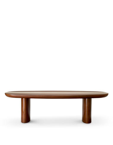 Modern coffee table in solid mahogany...