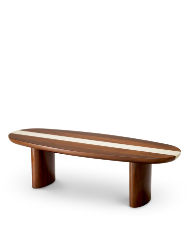 Modern coffee table in solid mahogany...