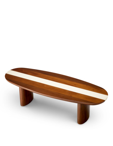 Modern coffee table in solid mahogany...
