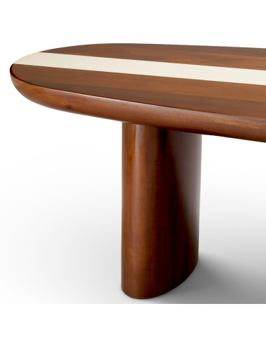 Modern coffee table in solid mahogany...