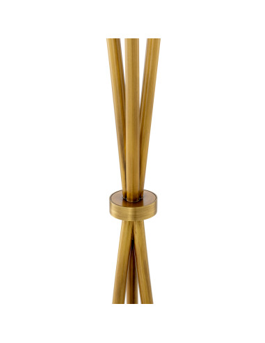 Lampada da terra scultorea in ottone...