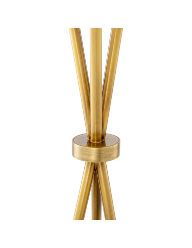 Table lamp in brass and alabaster