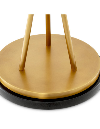 Table lamp in brass and alabaster