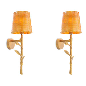 Zestaw dwóch lamp ściennych...