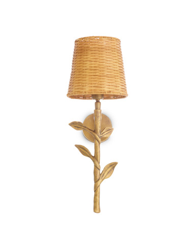 Set di due applique in ottone e...