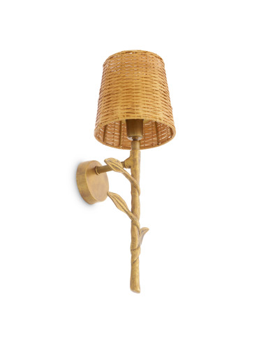 Set di due applique in ottone e...
