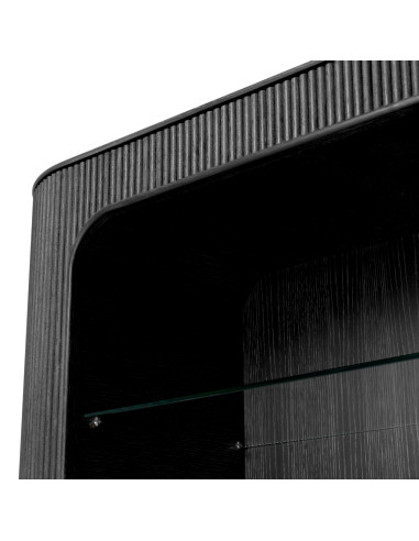 Charcoal grey oak cabinet