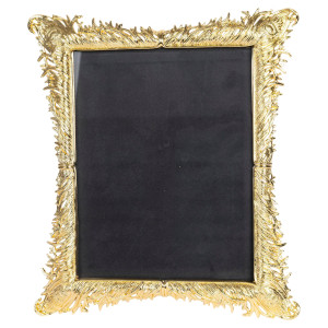 Gilded metal photo frame,...