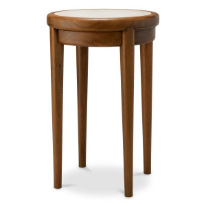 Mesa auxiliar de caoba y... 2