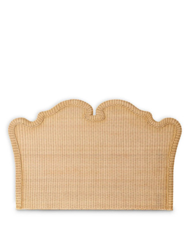 Cabecero de ratán natural y madera...