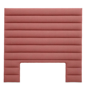 Cabecero de tela rosa