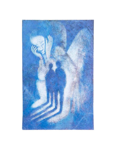 Solange Grégoire 的纸上绘画，当代作品。