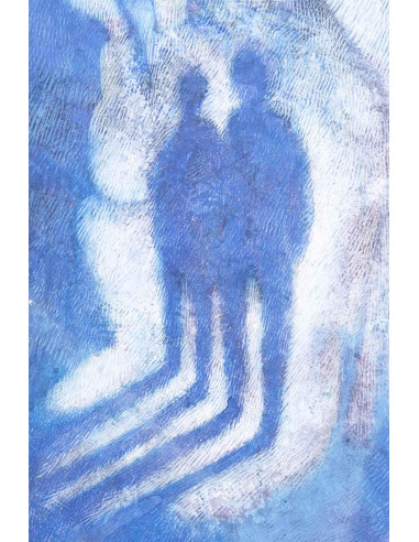 Solange Grégoire 的纸上绘画，当代作品。