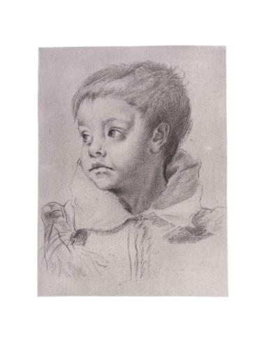 来自卢浮宫的石版画，由 Annibal Carrache...