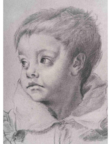 来自卢浮宫的石版画，由 Annibal Carrache...