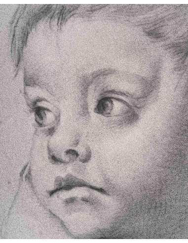 来自卢浮宫的石版画，由 Annibal Carrache...