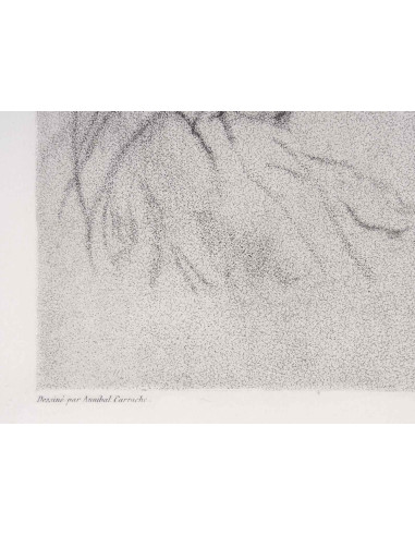 来自卢浮宫的石版画，由 Annibal Carrache...