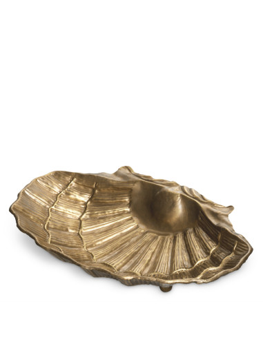 Pair of vintage brass shell...