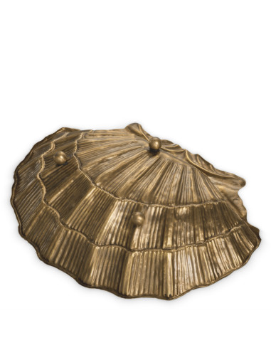 Pair of vintage brass shell...