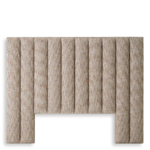 Beige stoffen hoofdbord met... 2