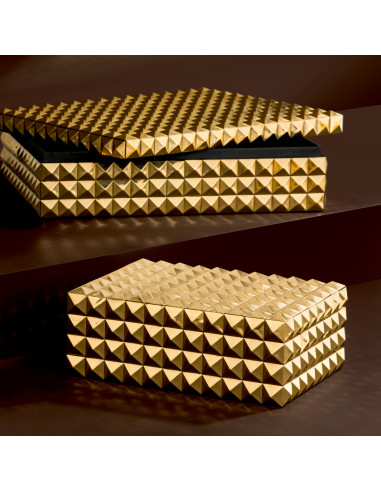 Par de duas caixas decorativas...