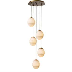 Lampadario in ottone antico...