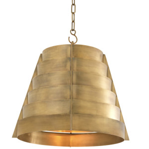 Vintage messing hanglamp,...