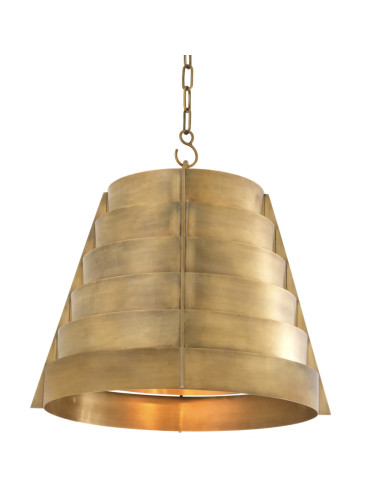 Vintage messing hanglamp, modern...